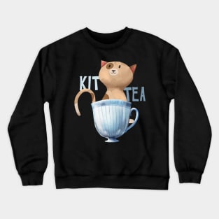 Proud Kit-tea Crewneck Sweatshirt